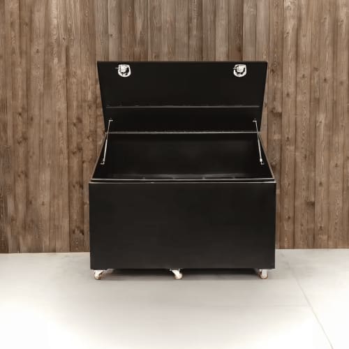 Grooming Deluxe Aluminium Horse Feed Bin w/Wheels