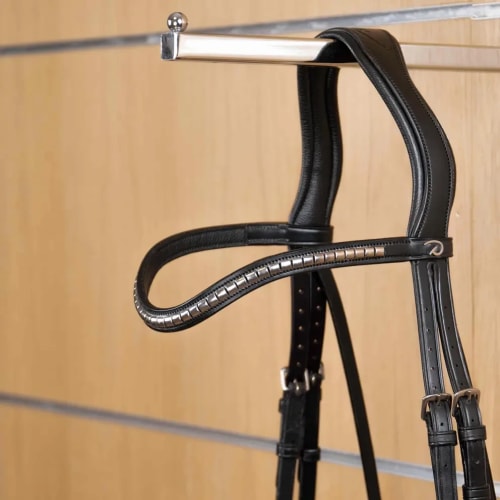 Dyon Silver Clincher V-Shaped Browband New English Collection