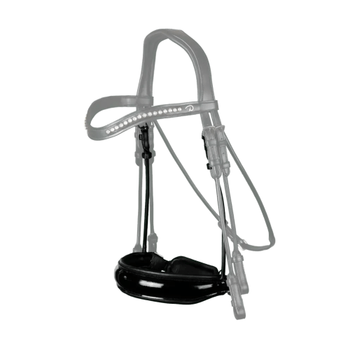 Dyon Patent Large Crank Noseband Rond Leather Collection