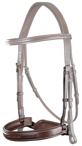 Dyon Wide Hunter Noseband with crank pull back US Collection