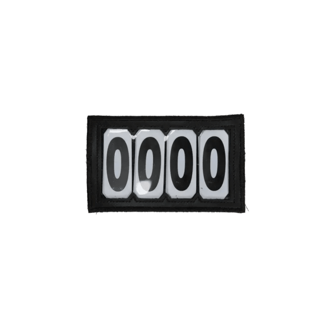 Kentucky Head Number PVC Velcro 4 Numbers