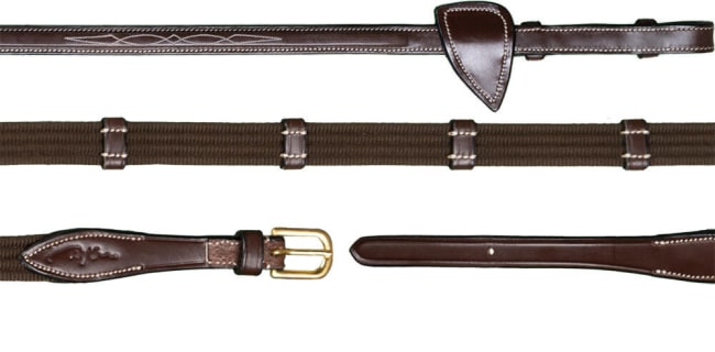 Dyon 16mm Web Reins With 9 Leather Loops D Collection