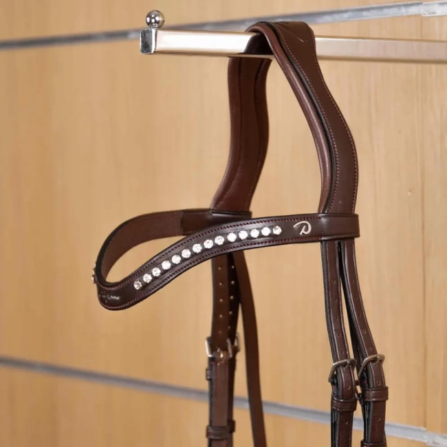 Dyon Half Swarovski V-Shaped Browband New English Collection