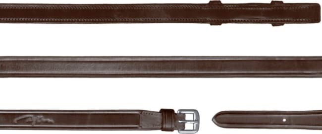 Dyon 13mm Full Leather Double Bridle Reins New English Collection