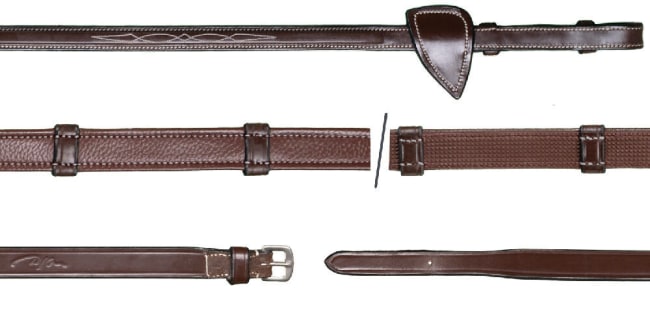 Dyon 16mm Hunter Reins with 7 leather loops US Collection