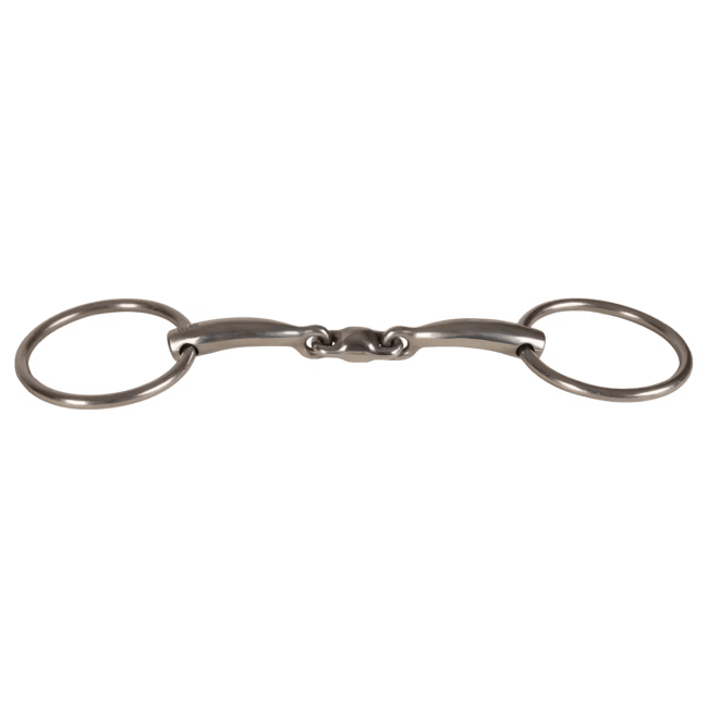 Velari Snaffle Double Jointed Loose Ring Stainless Steel