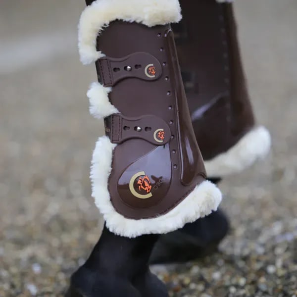 Kentucky Sheepskin Tendon Boots Elastic