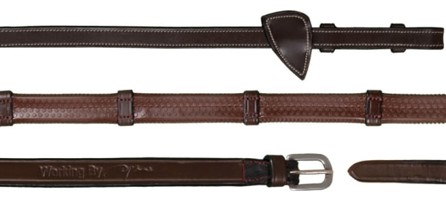 Dyon 13mm Rubber Reins With 7 Leather Loops Working By Dyon