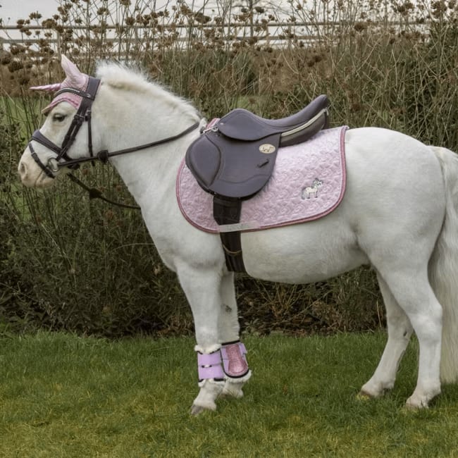 Kentucky Saddle Pad Unicorn Head Glitter Jumping
