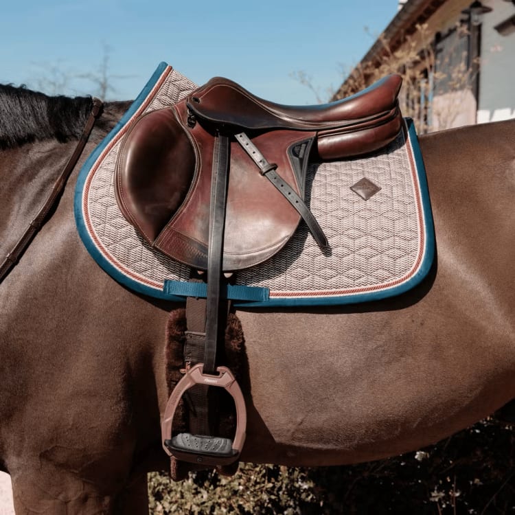 Kentucky Saddle Pad Pied de Poule Jumping