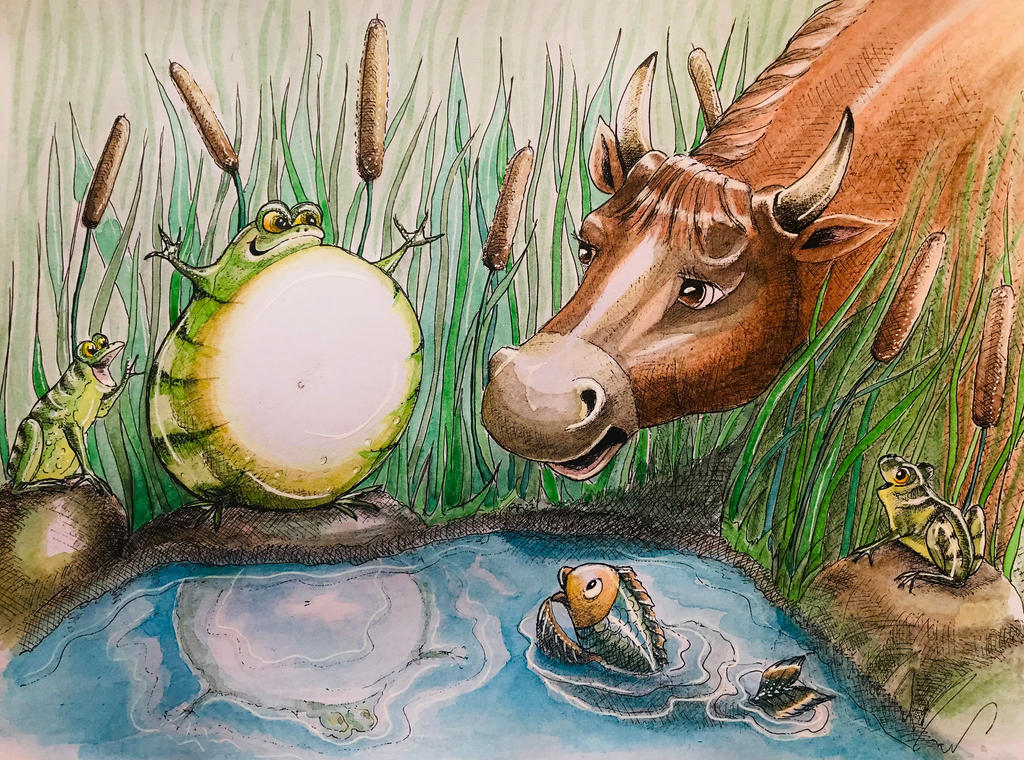 Frog and the Ox