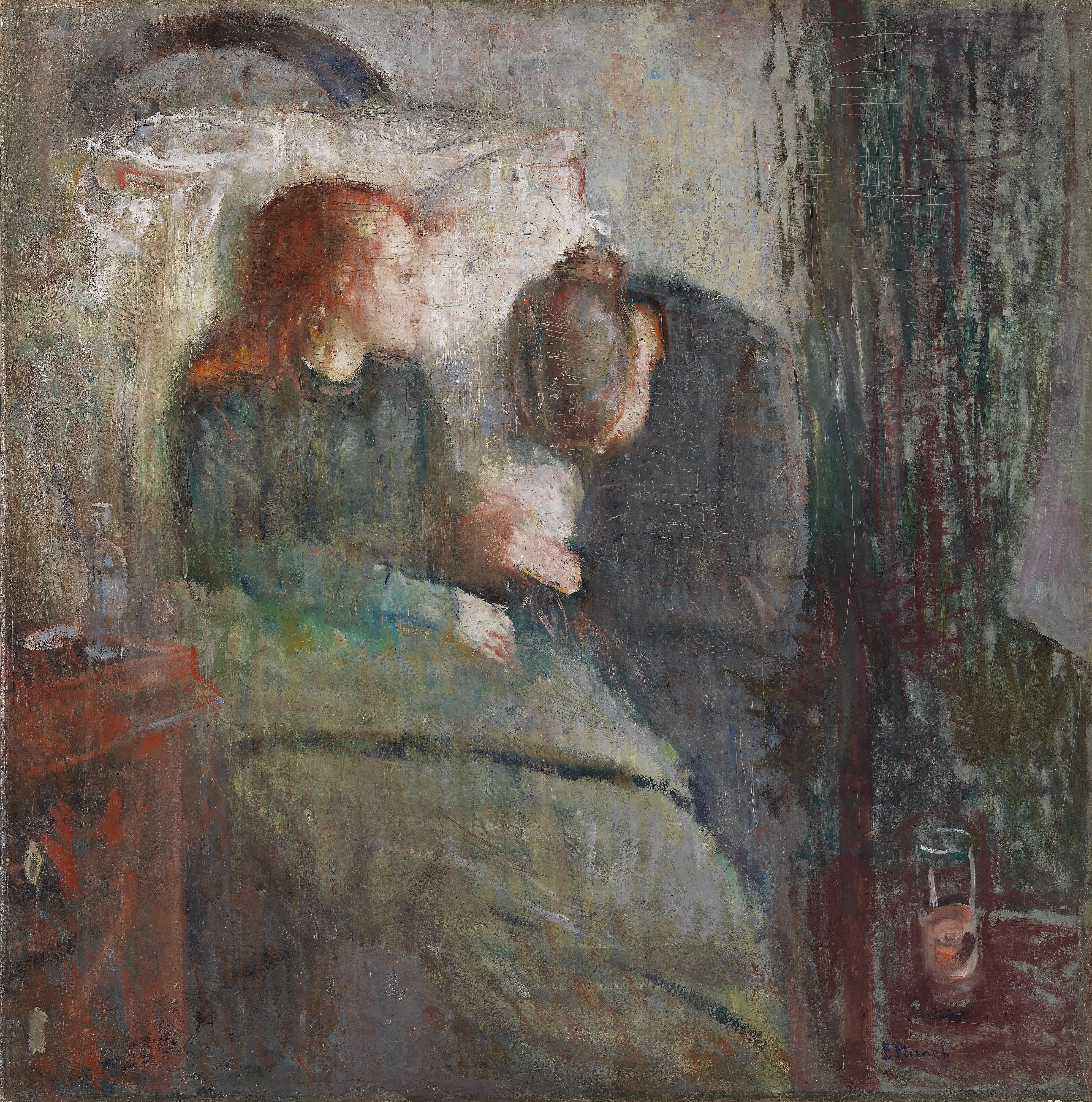 The Sick Child, by Edvard Munch (1885-1886).