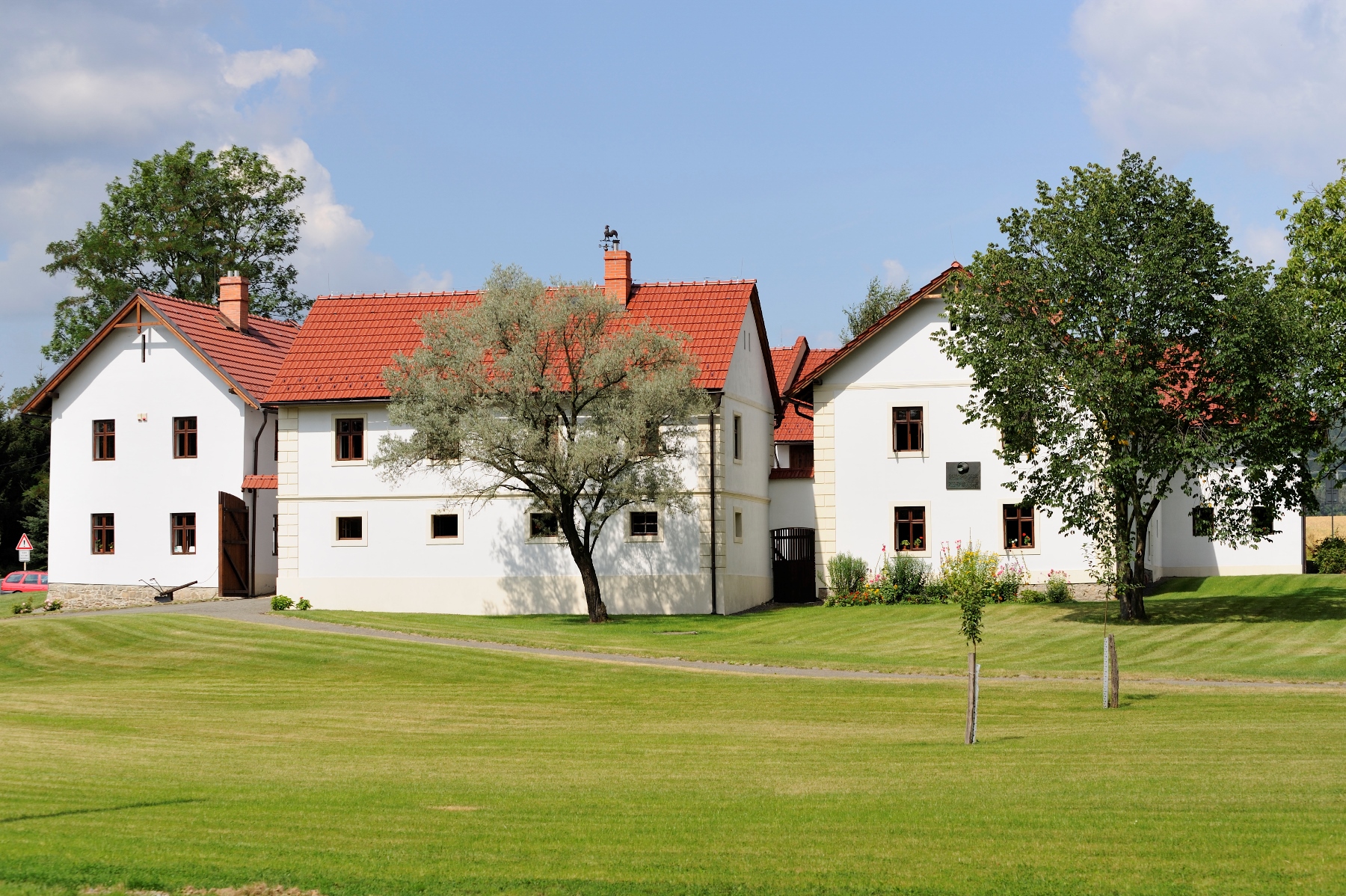 Mendel's birthplace in Heinzendorf (now Hynice) in the Czech Republic.