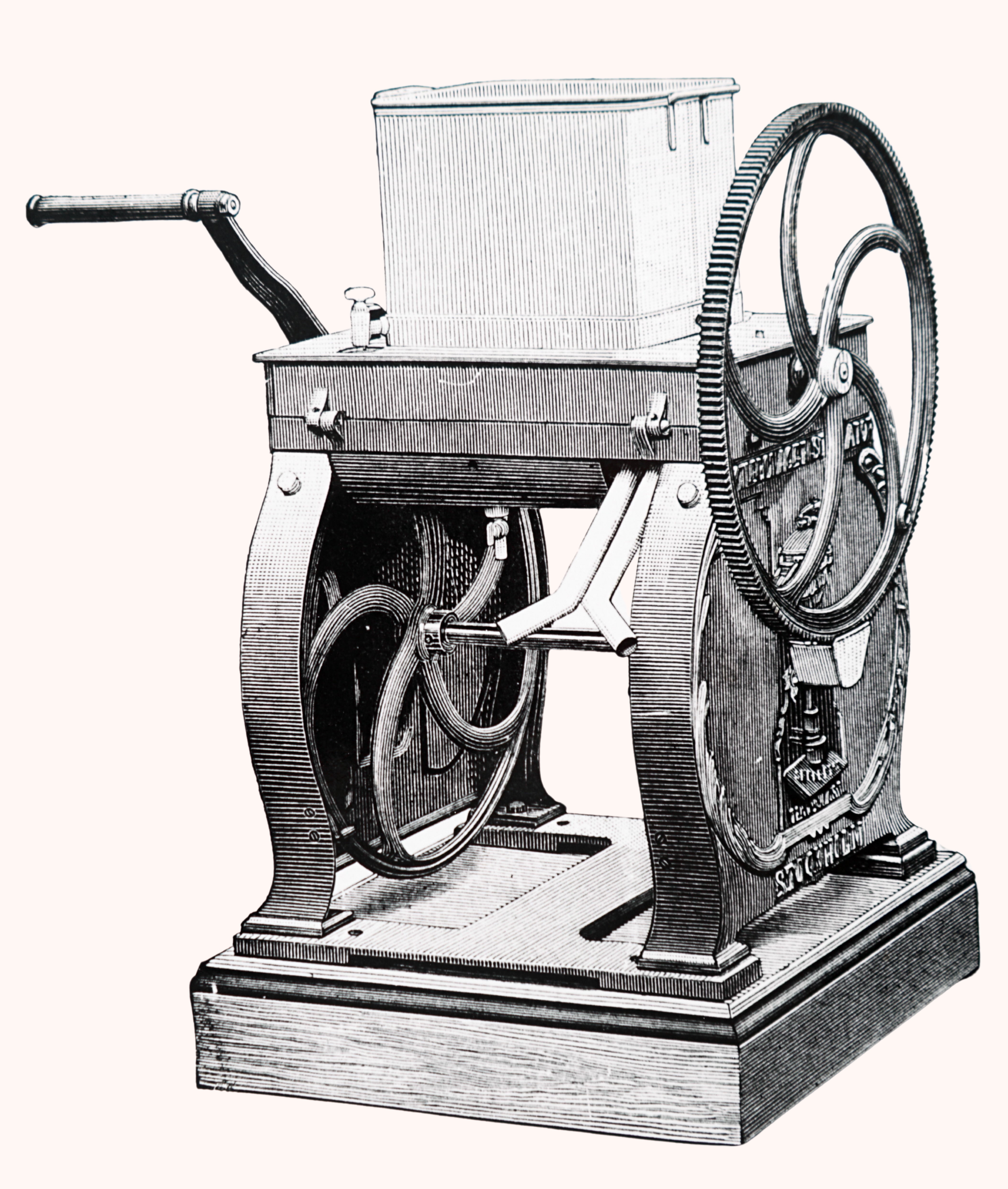 Another model of a centrifugal cream separator by de Laval, ca. late 1800s.
