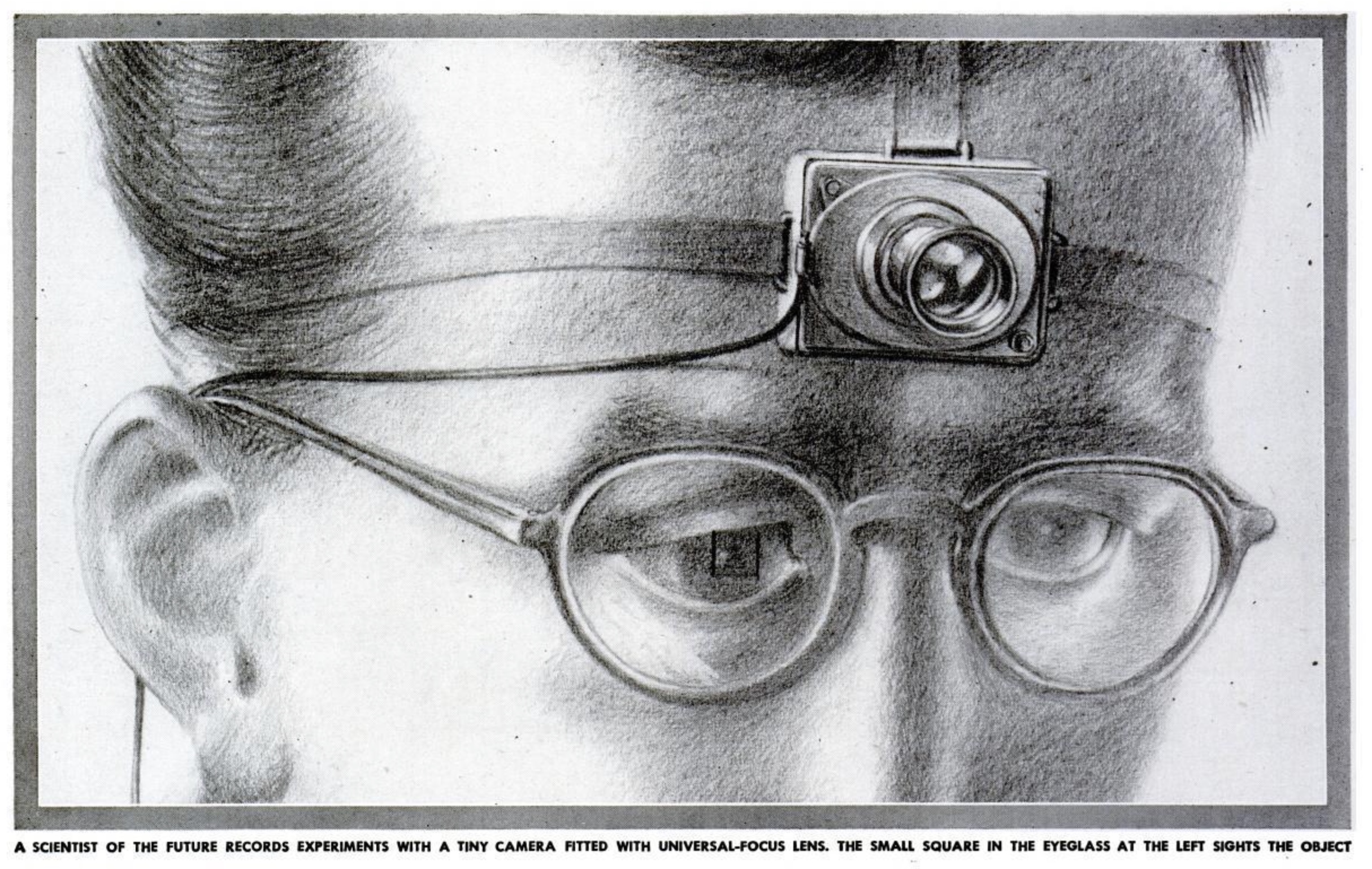 An illustration from Vannevar Bush's essay As We May Think