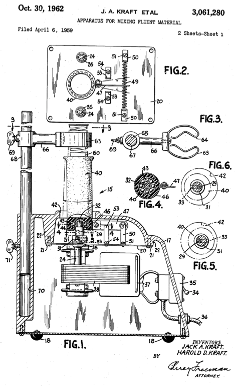 The 1962 patent filing.
