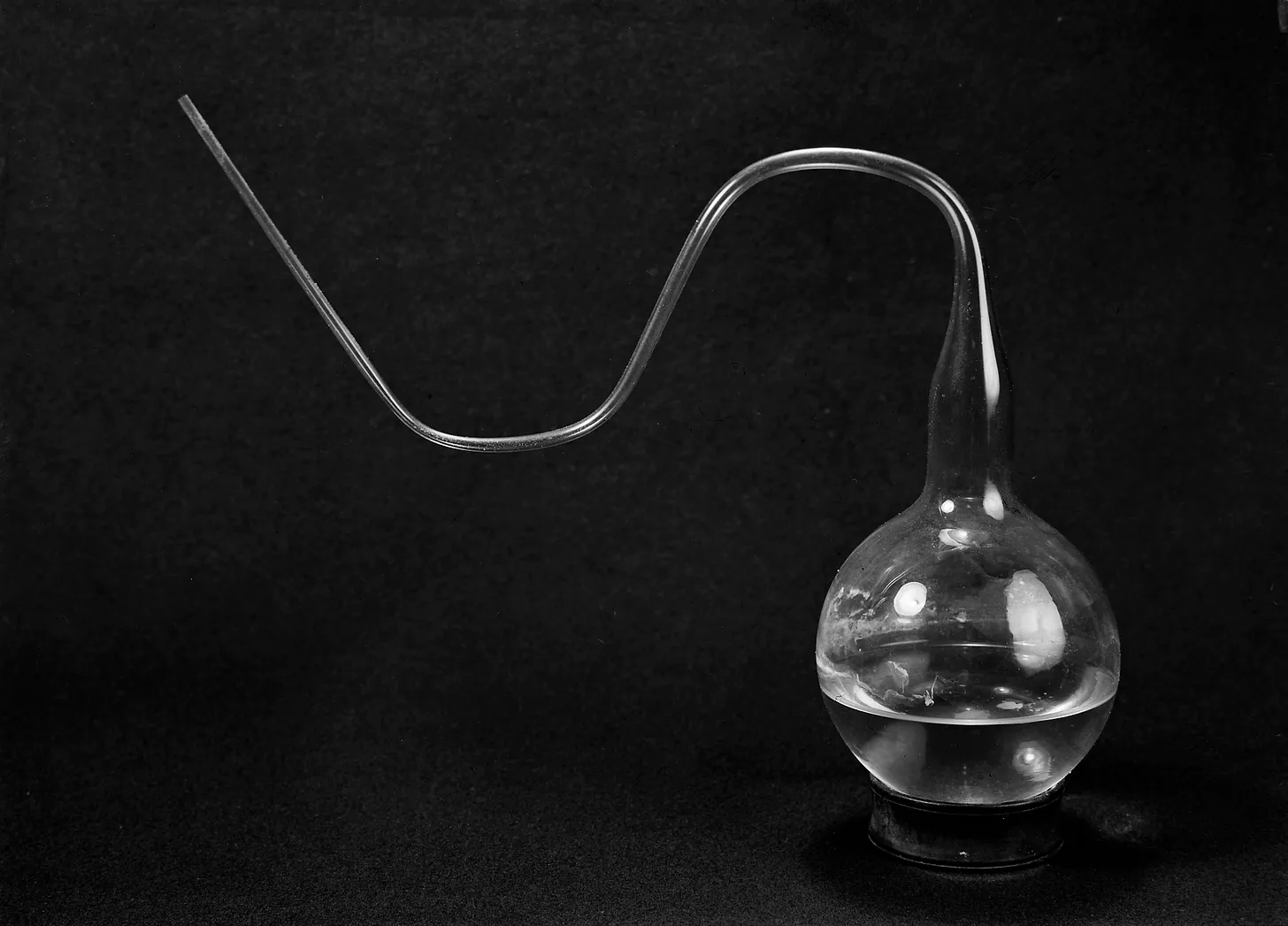 Louis Pasteur’s swan-necked flask.