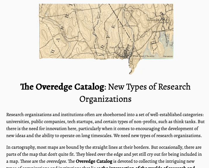 The Overedge Catalog