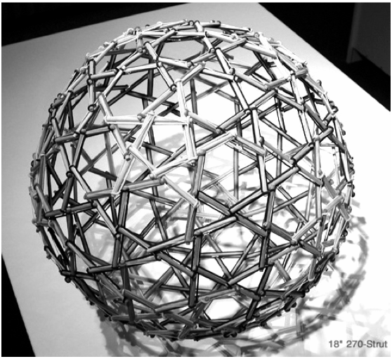 A 270-strut tensegrity structure