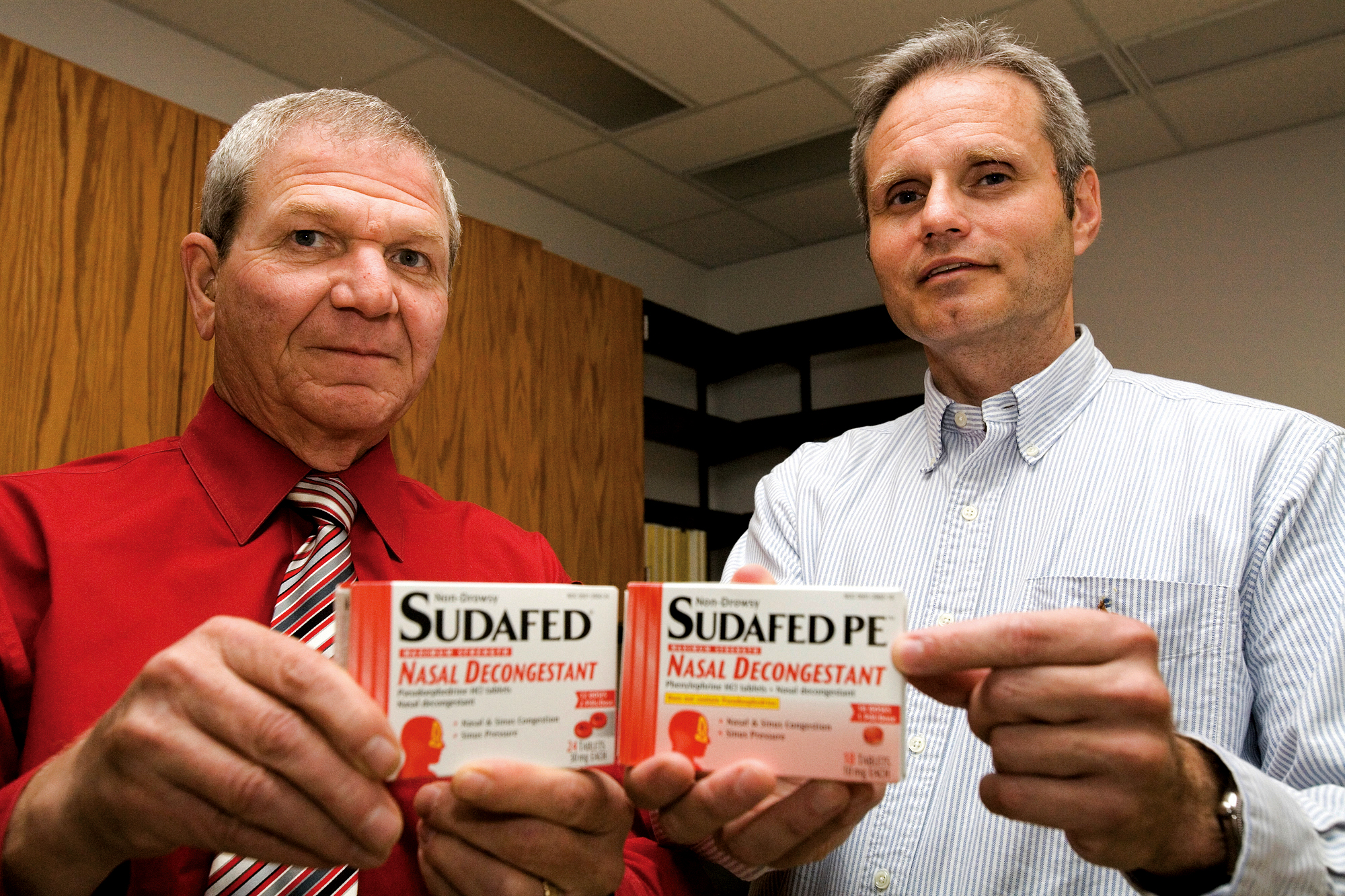 Hendeles (left) and Hatton, photographed in 2006.