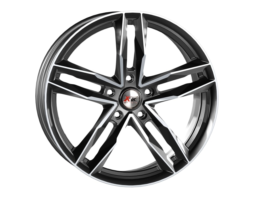 Rosso RR8 Polished Anthracite alloy wheel