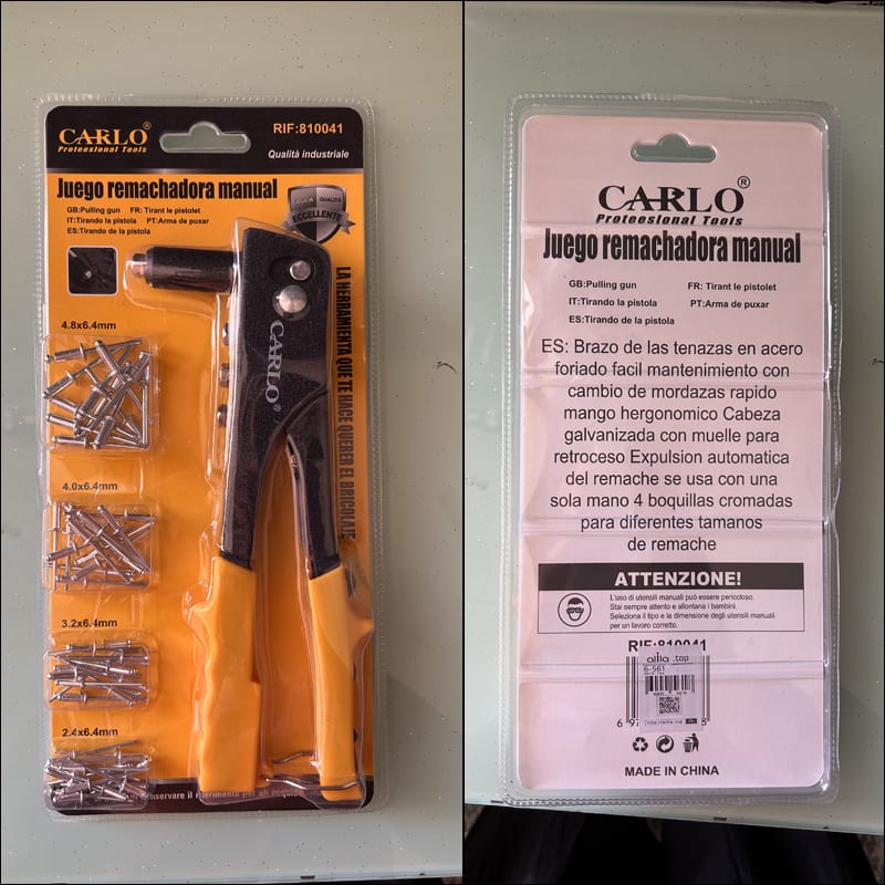 CARLO kit de pistola de remachado — foto 5