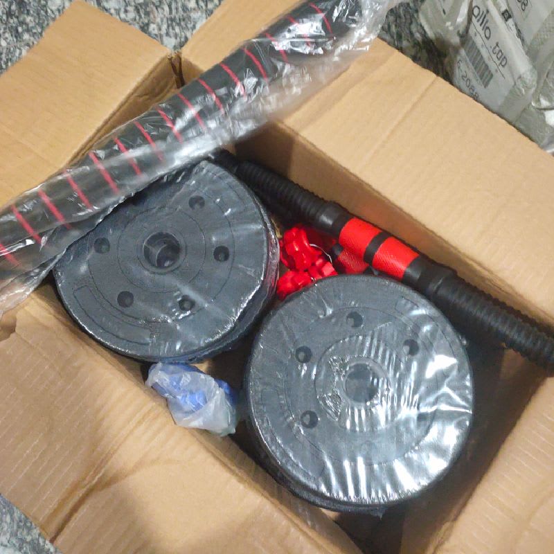 Set Mancuernas Y Barra Unibles 15kg Fitness Pesas Ajustables — foto 7