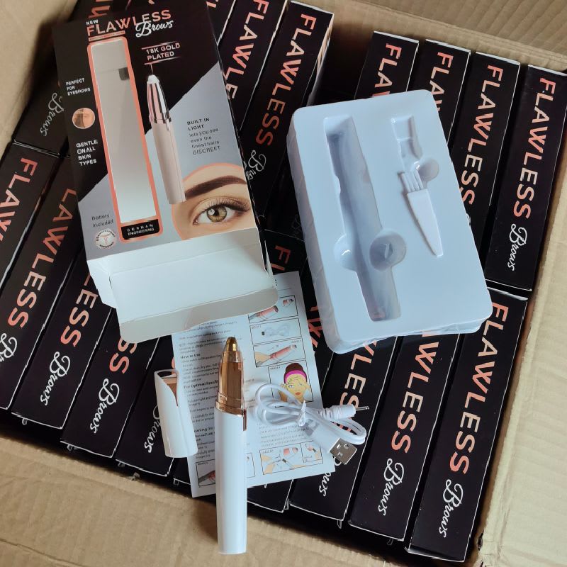 Carga depilador de cejas blanco — foto 6