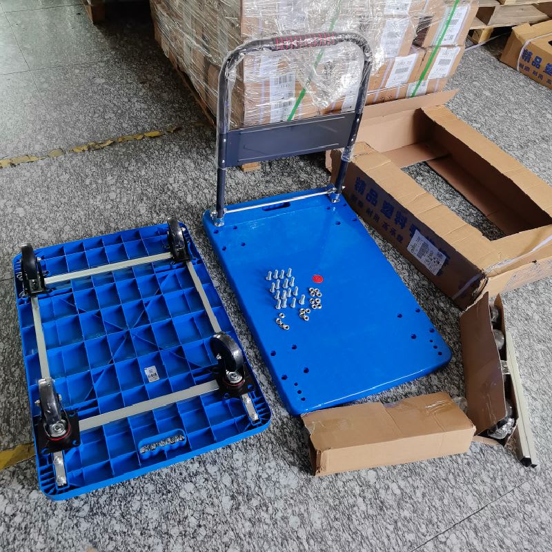 Carro De Carga Plegable Manual Yegua 300kg 4 Ruedas Multiuso — foto 6