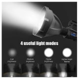 8000HA Foco Linterna Led Gigante W591 Alcance 1200 Mt Usb + Tripode — miniatura 4