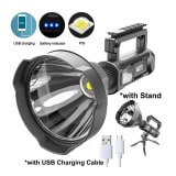 8000HA Foco Linterna Led Gigante W591 Alcance 1200 Mt Usb + Tripode — miniatura 3