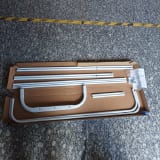 Perchero metálico doble para organizar el hogar, color blanco — miniatura 5