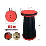 150kg taburete plegable de camping portátil y extensible para exteriores — miniatura 1