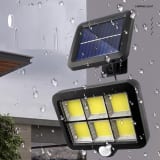 Lámpara Led Solar Con Sensor De Movimiento 6cob — miniatura 2
