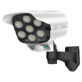 Foco Solar Simula Camara De Seguridad Sensor De Movimiento Color Blanco — miniatura 2