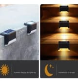 luz solar de escalera 4pcs Luz Cálida — miniatura 7