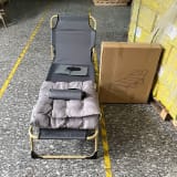 3ajustes de altur Cama Portatil Plegable De Reforzado Con Colchon Desmontable — miniatura 6