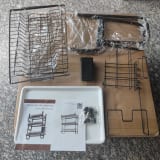 Organizador 39cm Secador Escurridor De Loza Platos 2 Niveles 2 — miniatura 11