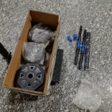 20Kg Mancuernas Ajustables Set De Total Fitnics 2en1 +barra Color Azu — miniatura 7