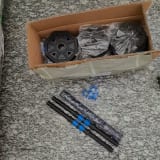 20Kg Mancuernas Ajustables Set De Total Fitnics 2en1 +barra Color Azu — miniatura 8