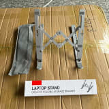 color plateado Soporte plegable de aluminio para notebook — miniatura 4