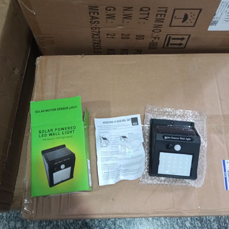 Foco Led Solar 20 Led Con Sensor Movimiento Exterior — foto 4