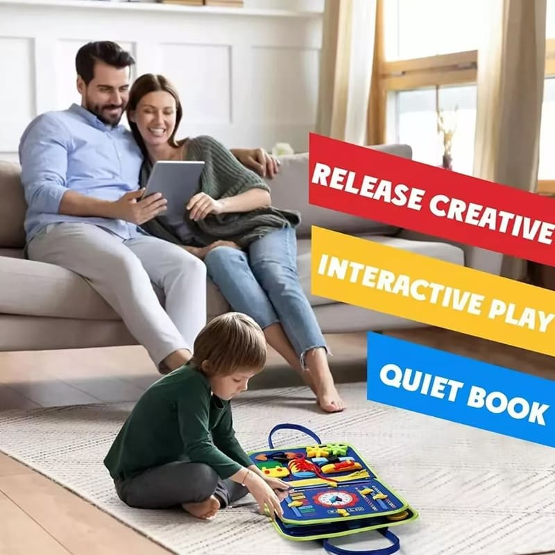 Tablero Sensoriales Interactivo Montessori Juego Educativo. — foto 3