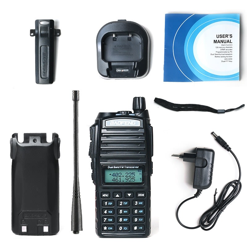 Walkie TalkiRadio Vhf Uhf Dual Band Uv-82 Walkie Talkie Con Manos Libre — foto 3