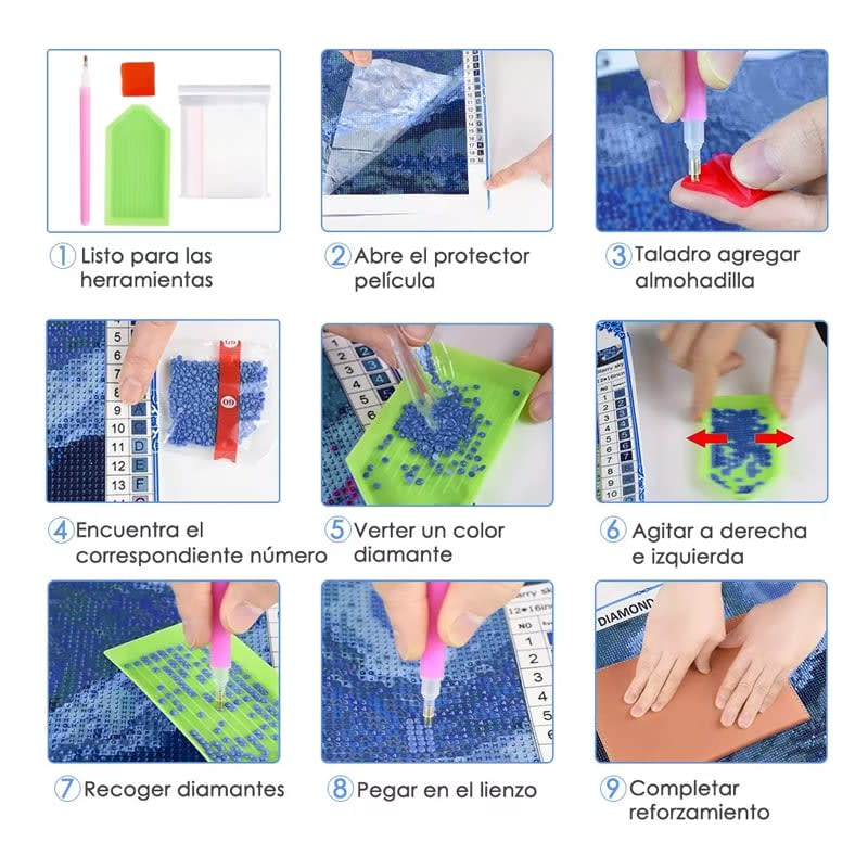 40x30cm 5d Kit De Bordado Pintura Diamante — foto 5