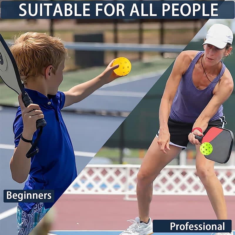 Set de 4 Pelotas de Pickleball de PE de 40 Agujeros — foto 5