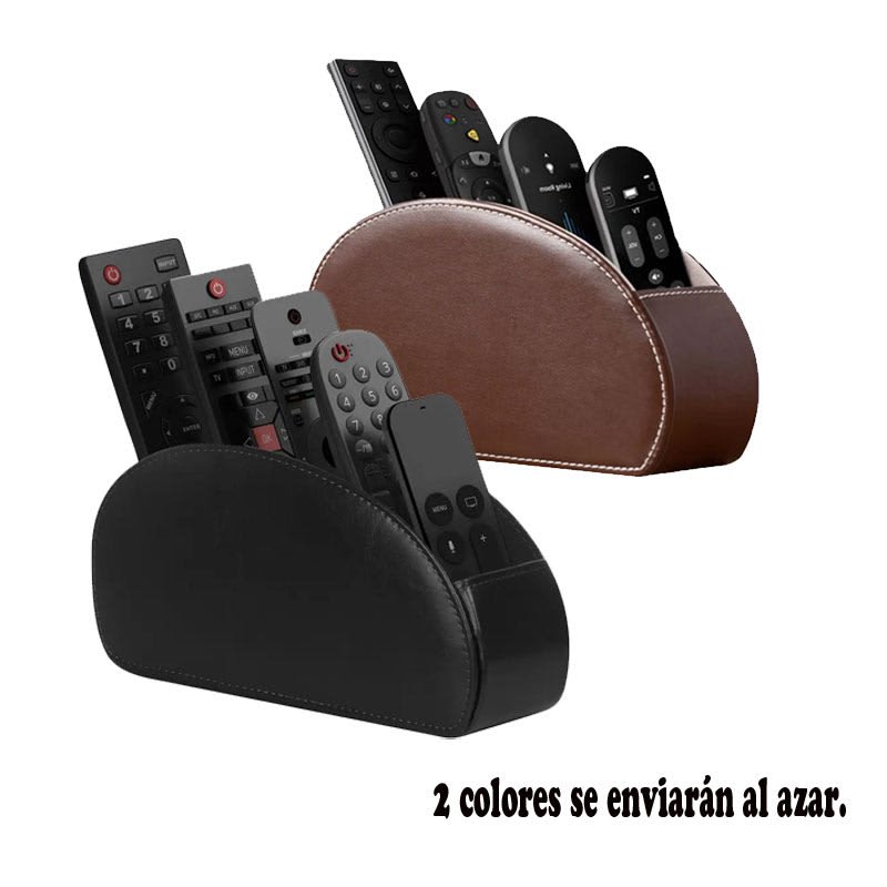 estante de 5capas para controles remoto de cuero organizador 5 — foto 1