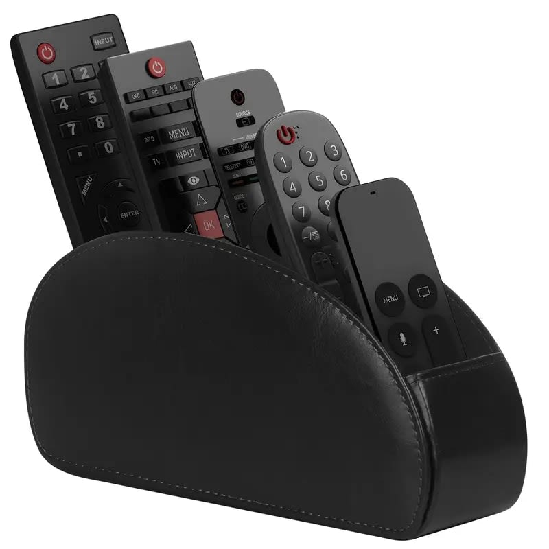 estante de 5capas para controles remoto de cuero organizador 5 — foto 2