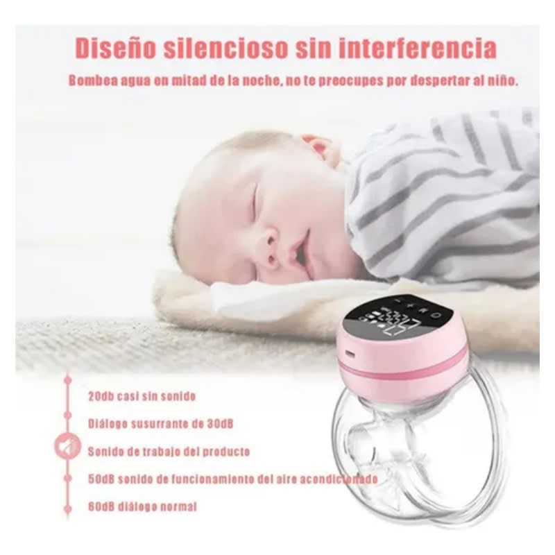 Extractor De Leche Eléctrico Portátil Silencioso Manos — foto 5
