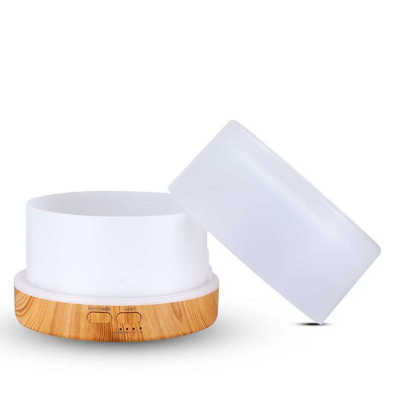Humidificador con control remoto difusión ultrasónica aire 7LED luz de madera 700ML7 — foto 6